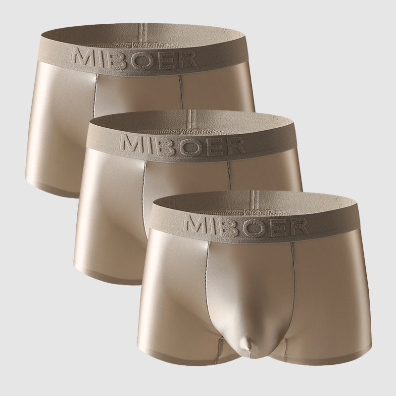 Marcus - Men's Satin Mid-Rise Boxer Briefs