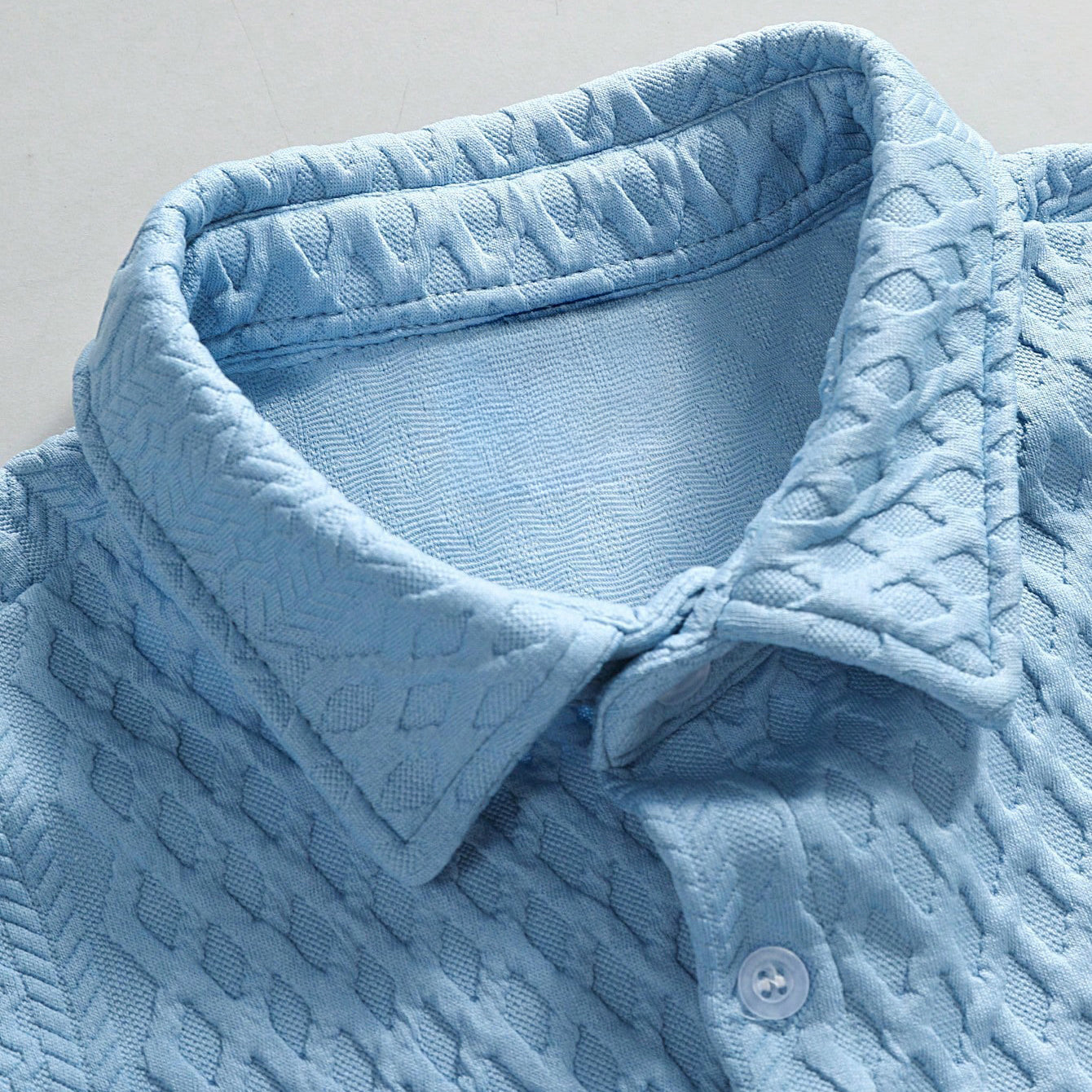 Matteo - Men's Diamond Pattern Resort Co-Ord Set