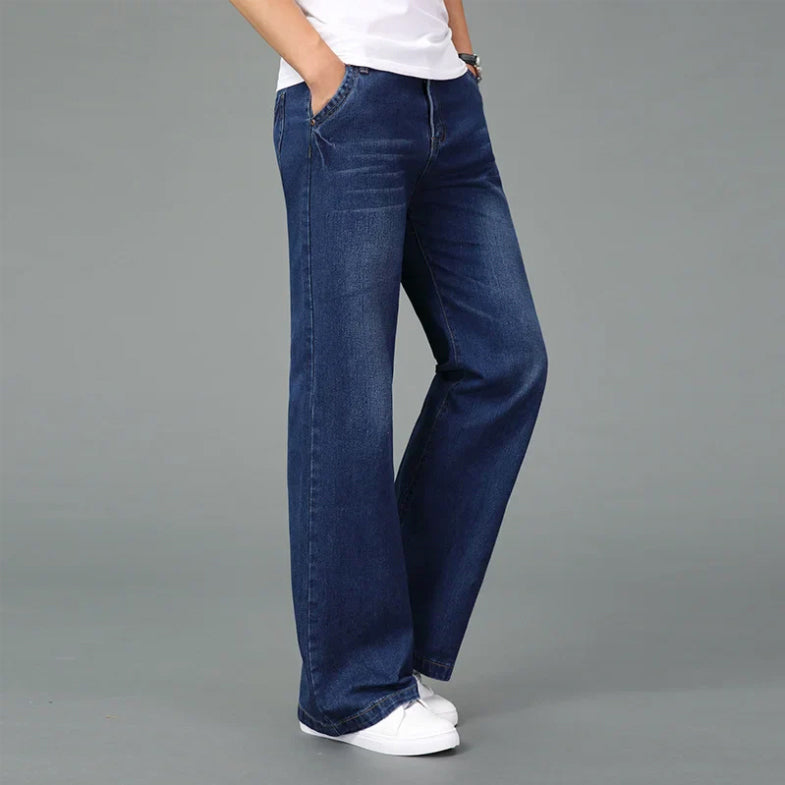 Milo - Men's Relaxed Fit Wide Leg Jeans