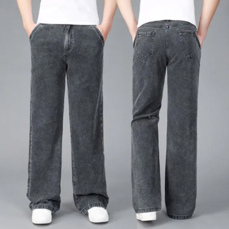 Milo - Men's Relaxed Fit Wide Leg Jeans