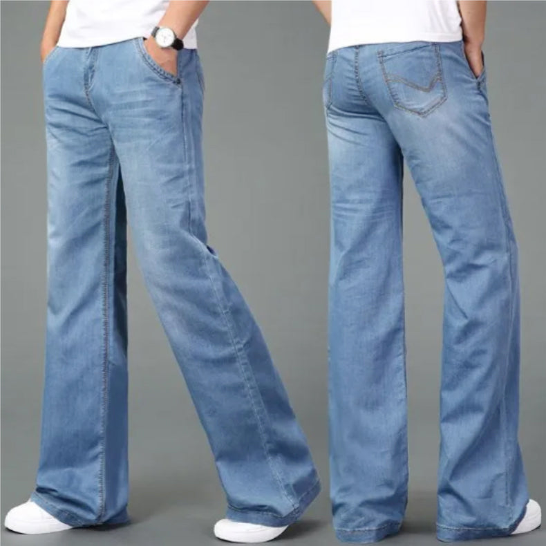 Milo - Men's Relaxed Fit Wide Leg Jeans