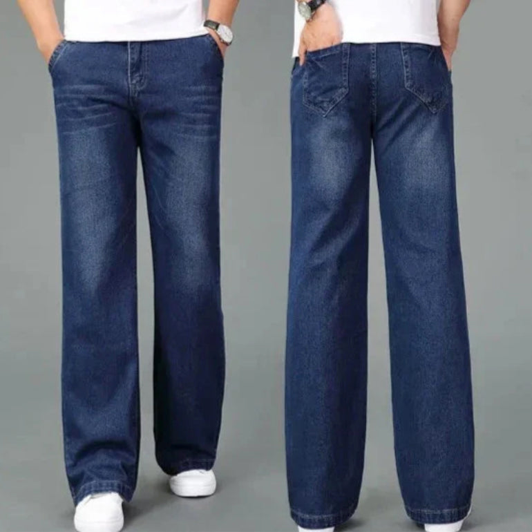 Milo - Men's Relaxed Fit Wide Leg Jeans