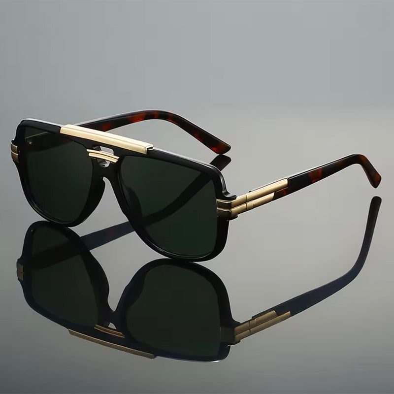 Mykonos - Gradient Lens Metal Frame Sunglasses