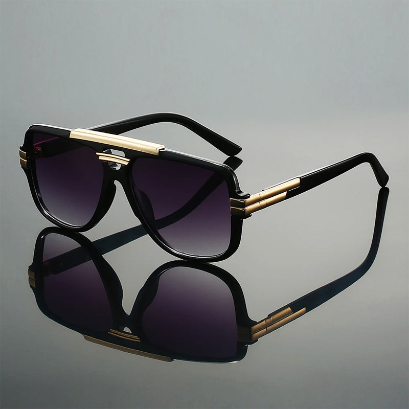 Mykonos - Gradient Lens Metal Frame Sunglasses