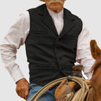 Norlan - Men's Vintage Herringbone Button Vest