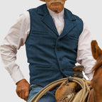 Norlan - Men's Vintage Herringbone Button Vest