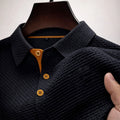 Oliver - Men's Contrast Placket Textured Short-Sleeve Polo