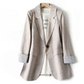 Orlie - Women's Structured Blazer with Clean Lapel Cut
