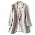 Orlie - Women's Structured Blazer with Clean Lapel Cut