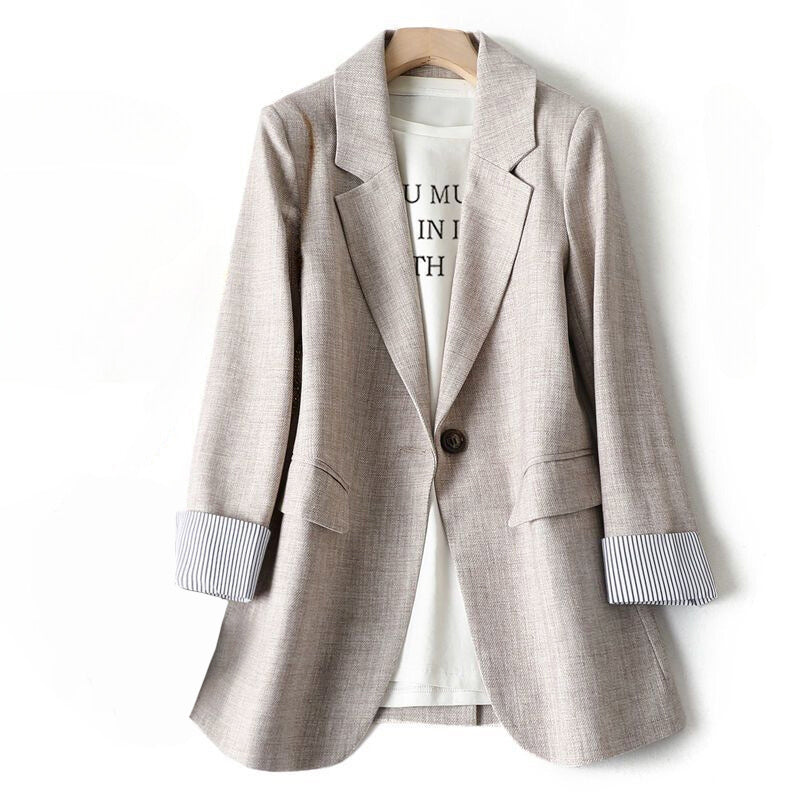 Orlie - Women's Structured Blazer with Clean Lapel Cut