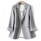 Orlie - Women's Structured Blazer with Clean Lapel Cut