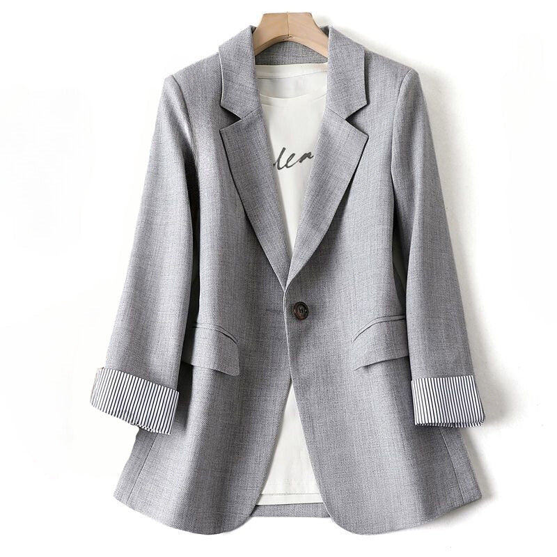 Orlie - Women's Structured Blazer with Clean Lapel Cut