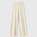 Paulene - Women's Cashmere Knit Pants with Relaxed Wide-Leg Fit