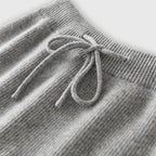 Paulene - Women's Cashmere Knit Pants with Relaxed Wide-Leg Fit