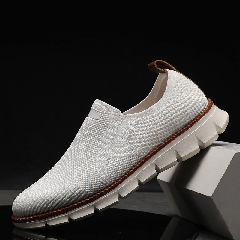 Peter -  Men's Breathable Knit Slip-On Sneakers