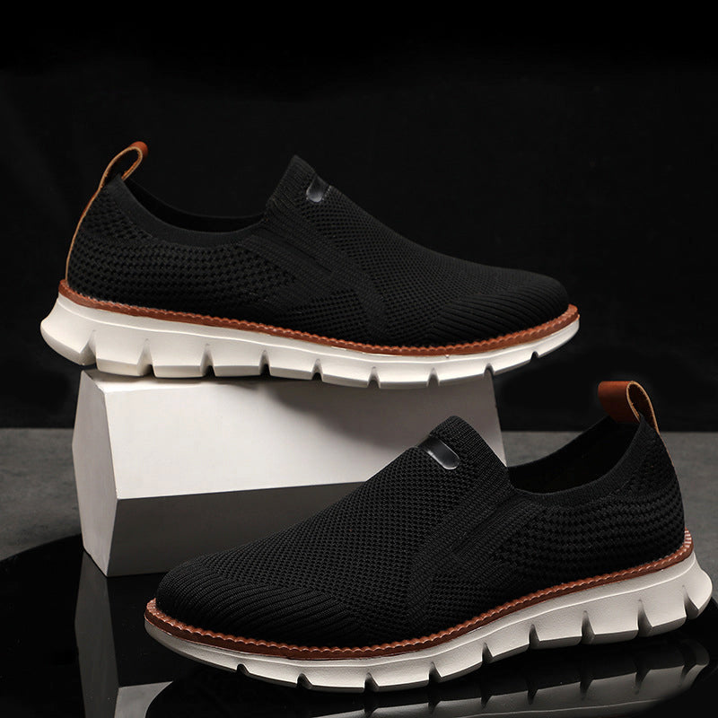 Peter -  Men's Breathable Knit Slip-On Sneakers