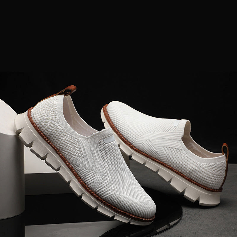 Peter -  Men's Breathable Knit Slip-On Sneakers