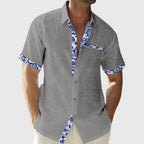 Phineas - Men's Floral Accent Button Shirt
