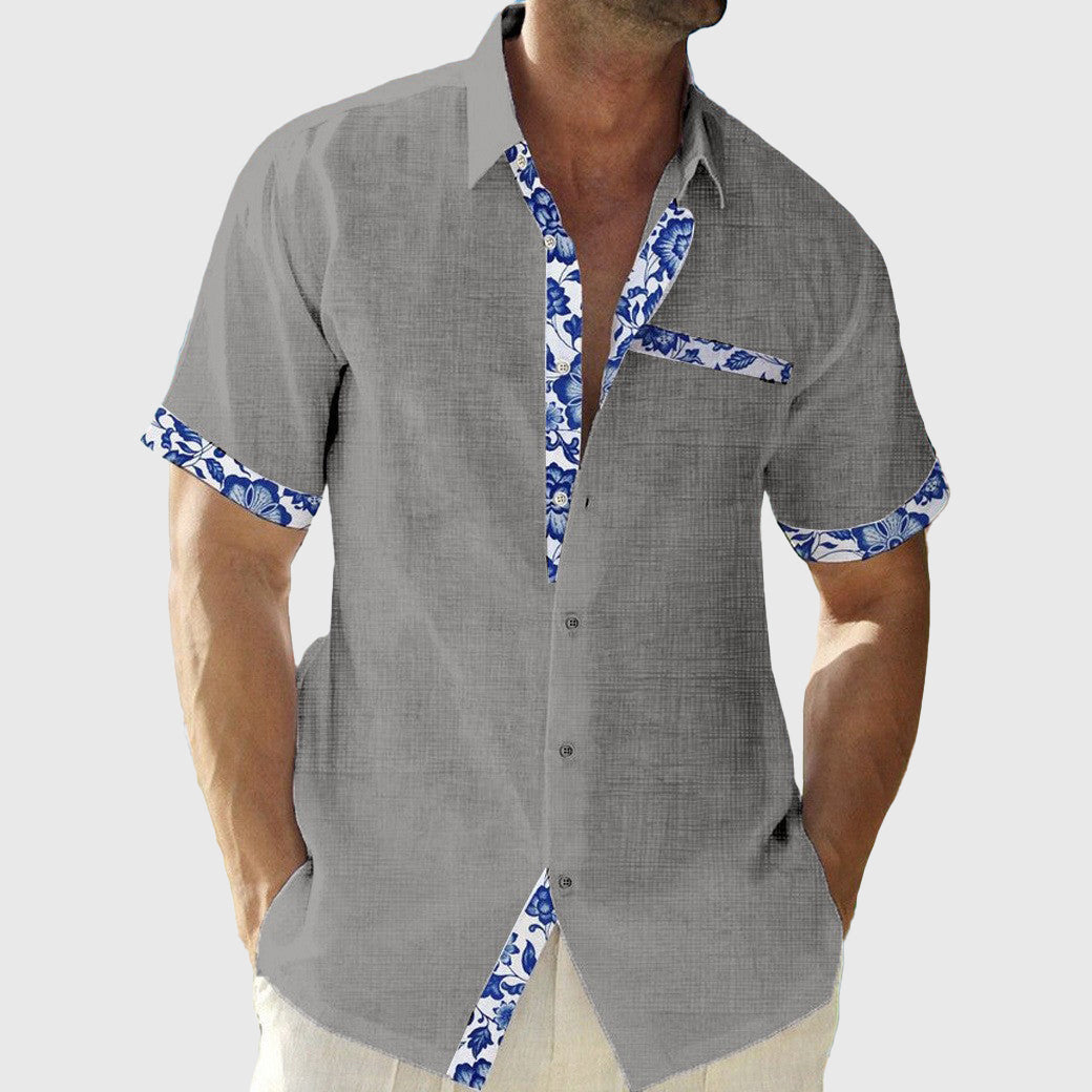 Phineas - Men's Floral Accent Button Shirt