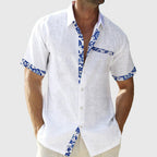 Phineas - Men's Floral Accent Button Shirt