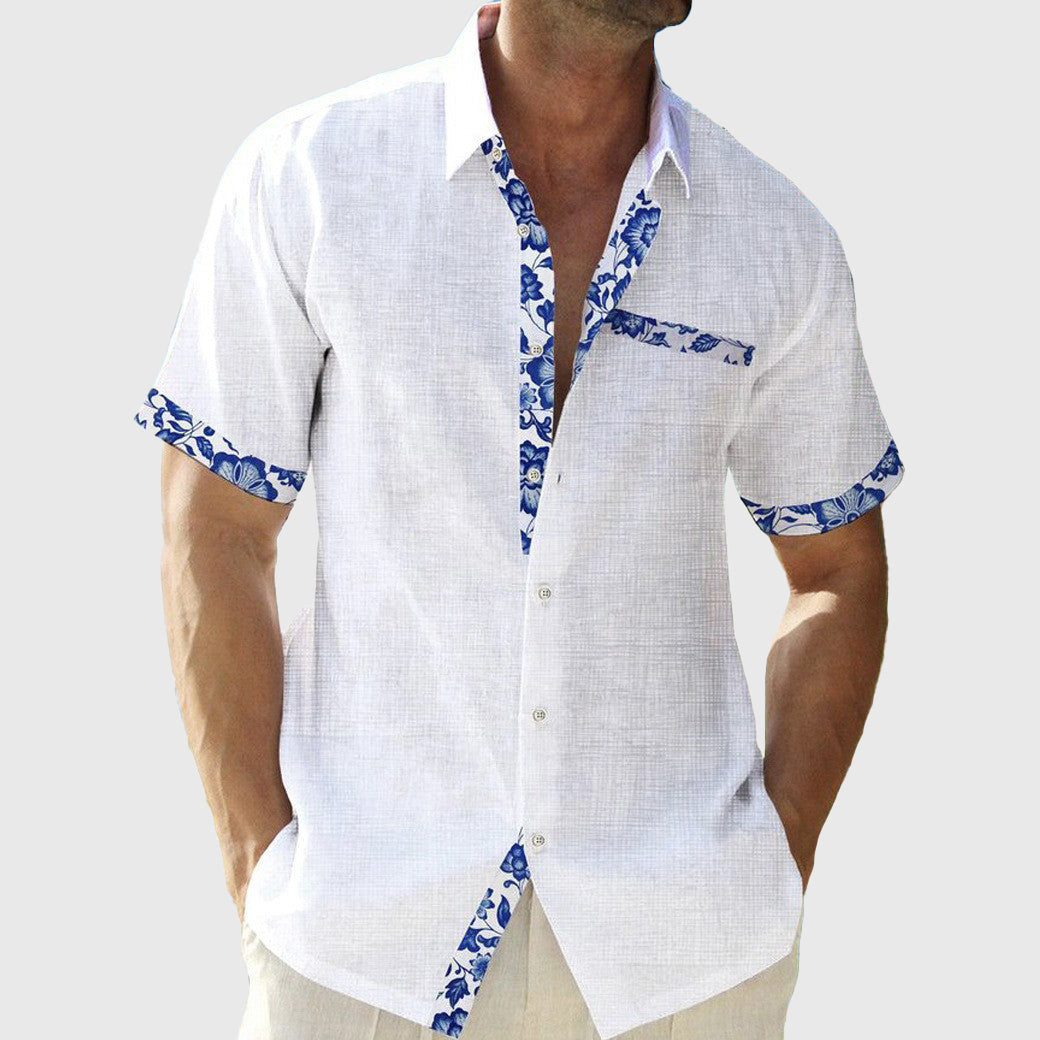 Phineas - Men's Floral Accent Button Shirt