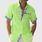 Phineas - Men's Floral Accent Button Shirt