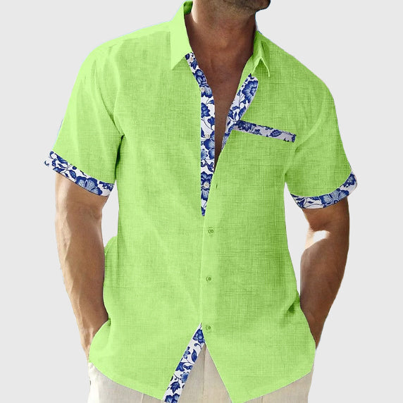 Phineas - Men's Floral Accent Button Shirt