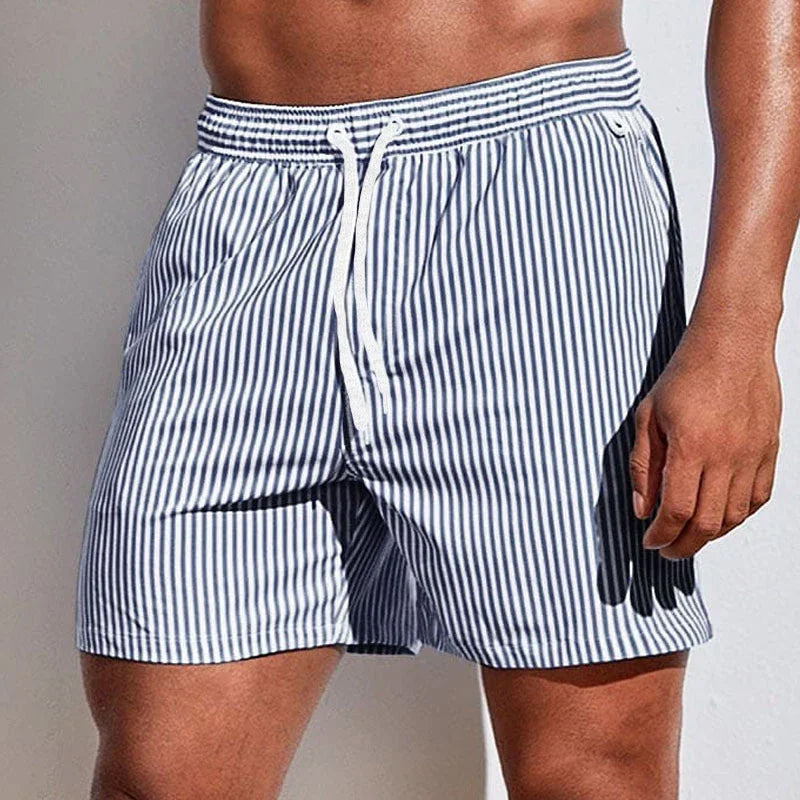 River - Men's Striped Swimsuit Shorts