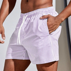 River - Men's Striped Swimsuit Shorts