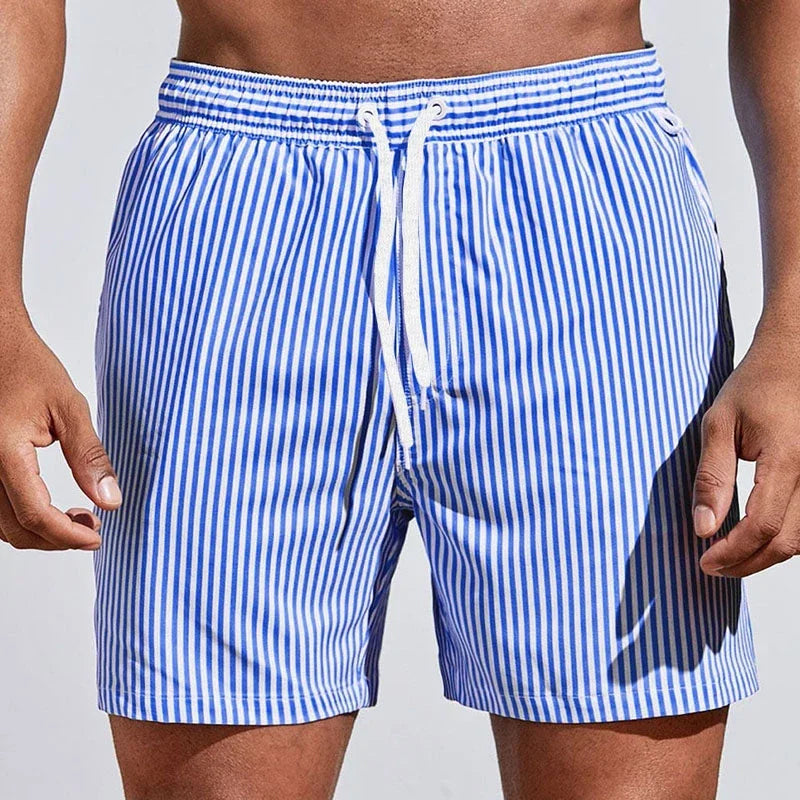 River - Men's Striped Swimsuit Shorts