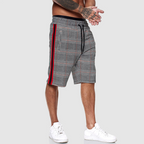 Robert - Men's Plaid Drawstring Casual Shorts