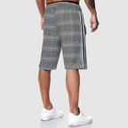 Robert - Men's Plaid Drawstring Casual Shorts