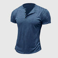 Ryker - Men's Cotton Short Sleeve Henley T-Shirt