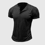 Ryker - Men's Cotton Short Sleeve Henley T-Shirt
