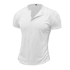 Ryker - Men's Cotton Short Sleeve Henley T-Shirt