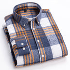 Rylan - Men's Long Sleeve Plaid Shirt