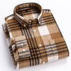 Rylan - Men's Long Sleeve Plaid Shirt