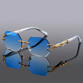 San Diego - Rimless Octagonal Fashion Sunglasses