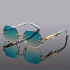 San Diego - Rimless Octagonal Fashion Sunglasses