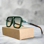 Santorini - Oversized Square Frame Fashion Sunglasses