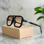 Santorini - Oversized Square Frame Fashion Sunglasses