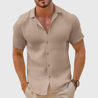 Soren - Men's Linen Short Sleeve Shirt