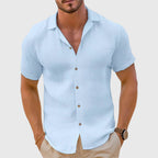 Soren - Men's Linen Short Sleeve Shirt