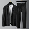 Spencer - Men's Casual Textured Two-Piece Suit Set