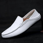 Tyler - Men's Leather Casual Moc Toe Loafers