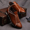 Xeno - Men's Classic Leather Casual Sneakers