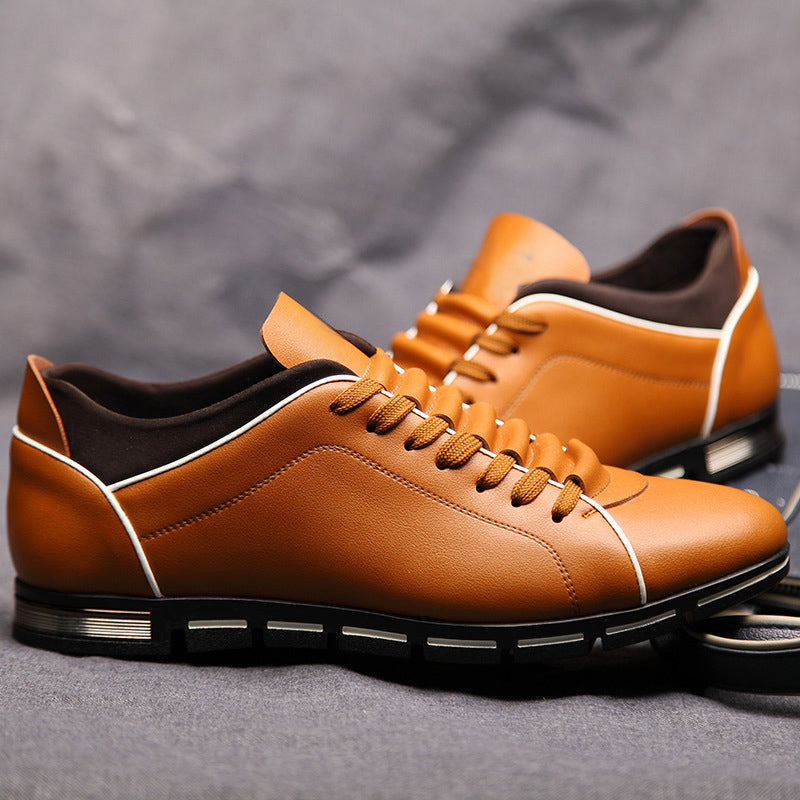 Xeno - Men's Classic Leather Casual Sneakers