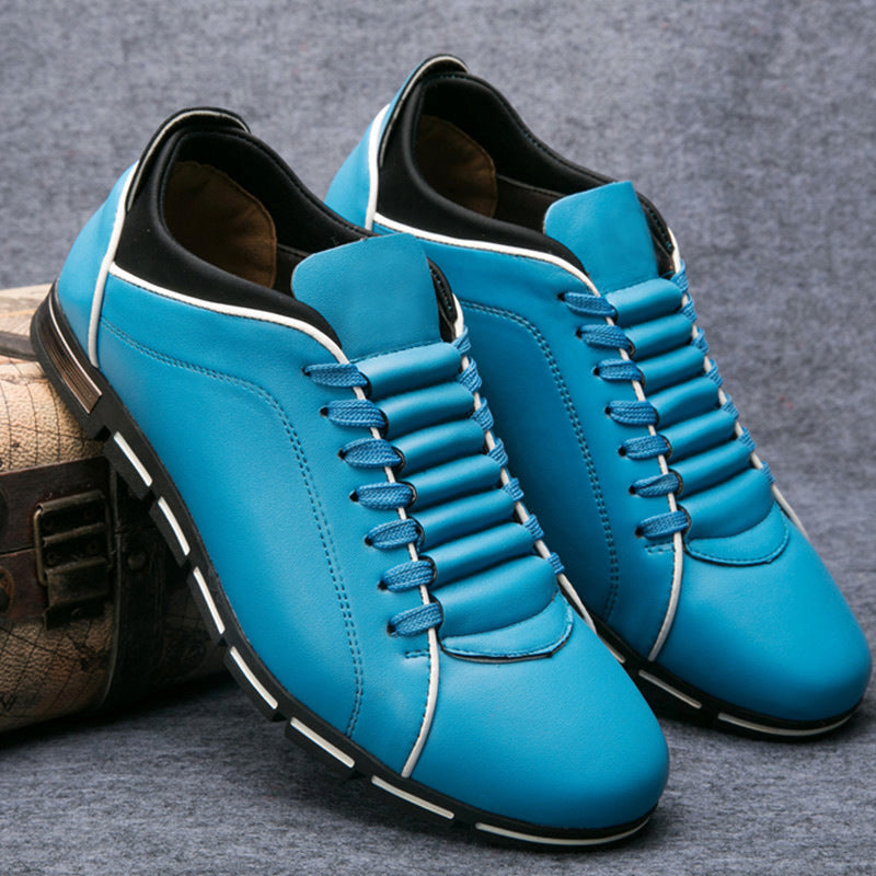 Xeno - Men's Classic Leather Casual Sneakers