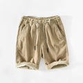 Zach - Men's Corduroy Drawstring Shorts