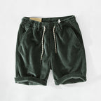 Zach - Men's Corduroy Drawstring Shorts